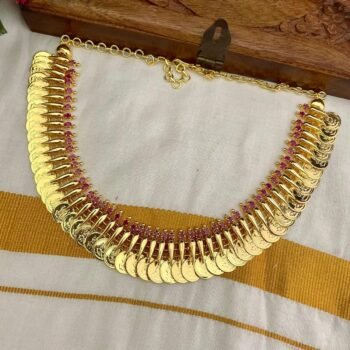 Gold plated-necklace (d16)