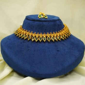 Antique Palakka necklace set (PC43)