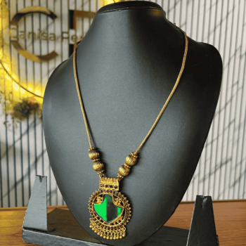 Antique Palakka Single Stone Haram (D21)