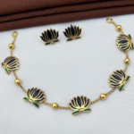 Lotus Necklace Antique Finish(D20)