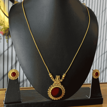 Antique Palakka Pendent Enamel Haram (PC30)