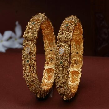 Peacock Grace Temple Bangle