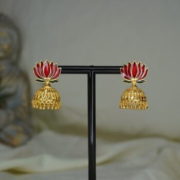 Lotus Design Jhumka