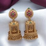 Temple Design Lakshmi Jhumka