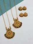 Traditional Lakshmi Design Temple Haram with Earrings