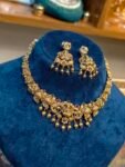 Temple Design Necklace and Earrings Set ( CPN29 )